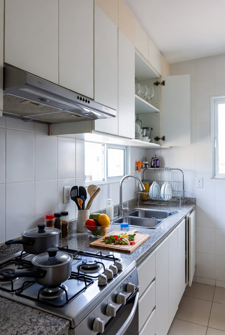 小廚房日常排程：煮前/煮中/煮後的系統節奏（油煙不回灌）