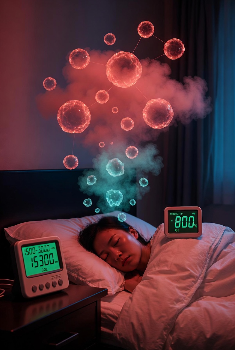 睡醒頭重：CO₂ vs 高濕，怎麼分辨誰是主因（不用猜）